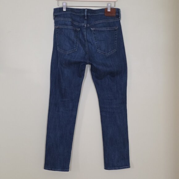 Abercrombie & Fitch Jeans Men 31 x 30 Blue Rustin Athletic Slim Cotton Stretch - Picture 2 of 16